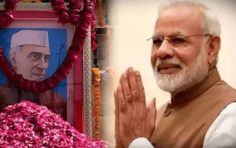 प्रधानमंत्री श्री नरेन्द्र मोदी ने पूर्व प्रधानमंत्री पंडित जवाहरलाल नेहरू को श्रद्धांजलि अर्पित की