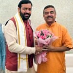 पश्चिम बंगाल में नई सरकार के शपथ ग्रहण समारोह में शामिल हुए मुख्यमंत्री नायब सिंह सैनी