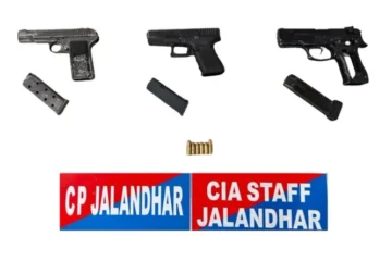 पंजाब में वसूली और फायरिंग मामलों पर कार्रवाई, 3 हथियारों सहित 4 आरोपी गिरफ्तार