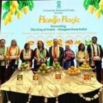 इंडिया पवेलियन में भारतीय आम की छह उच्च गुणवत्ता वाली निर्यात किस्मों का प्रदर्शन किया गया