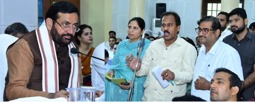 गुरुग्राम में मुख्यमंत्री की कष्ट निवारण समिति की बैठक, 15 में से 13 शिकायतों का मौके पर समाधान