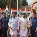 नागर विमानन मंत्री श्री राम मोहन नायडू ने हर घर तिरंगा अभियान 2026 के तहत तिरंगा रैली को झंडी दिखाई