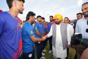 मुख्यमंत्री भगवंत मान ने मोहाली में शेर-ए-पंजाब टी-20 लीग के समापन समारोह में की शिरकत