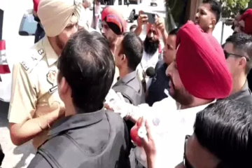CM के काफिले पर अंडे-टमाटर फेंके, पूर्व केंद्रीय मंत्री बिट्टू हिरासत में