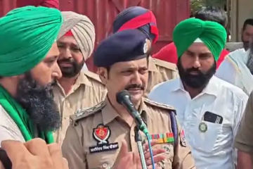 युवती को ससुराल से निकालने पर किसानों ने जालंधर-बरनाला हाईवे किया जाम