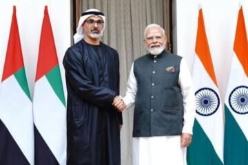 प्रधानमंत्री ने नई दिल्ली में ब्रिक्स शिखर सम्मेलन से अलग आबू धाबी के क्राउन प्रिंस से मुलाकात की