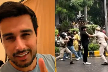 दिल्ली प्रदर्शन पाबंदियों के बीच गुरुग्राम में यूट्यूबर ध्रुव राठी को हिरासत में लिए जाने की खबर ने खींचा ध्यान
